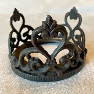 Cast Iron Candle Holder